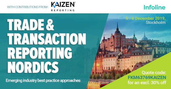 Join us at Infoline’s Trade and Transaction Reporting Conference in Stockholm
